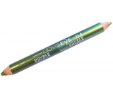 Princessa Davis Eye Double Color Lidschatten mit Bleistift 04 hellgrün und dunkelgrün 6 g
