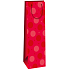Ditipo Geschenkpapierflaschentasche 12,3 x 7,8 x 36,2 cm rot