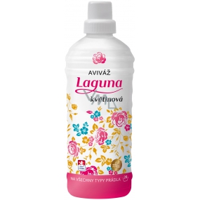 Laguna Floral konzentrierter Weichspüler mit dem Duft von Rosen- und Jasminblüten, ergänzt durch Sandelholztöne 28 Portionen 1 l