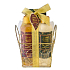 Salsa Collection Granatapfel- und Rosenwasser Badeschaum 200 ml + Körperlotion 200 ml + Badesalz 150 ml, 3-teiliges Geschenkset Goldkorb