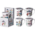 Weihnachtskeramikbecher Design Mix Schneemann in einer 360 ml Box