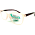 Berkeley Lesebrille +3.0 Kunststoff weiß transparent matt, bordeauxrote Seiten 1 Stück MC2191
