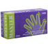 Maxter Hygienic Einweg-Latex hypoallergen gepuderte Handschuhe, Größe L, Karton 100 Stück