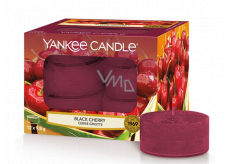 Yankee Candle Black Cherry - Reife Kirsche duftendes Teelicht 12 x 9,8 g