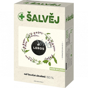 Leros Salbei Kräuter-Salbei-Tee zur Unterstützung der natürlichen Immunität, der Widerstandsfähigkeit der Atemwege und zur Förderung des hormonellen Gleichgewichts 40 g