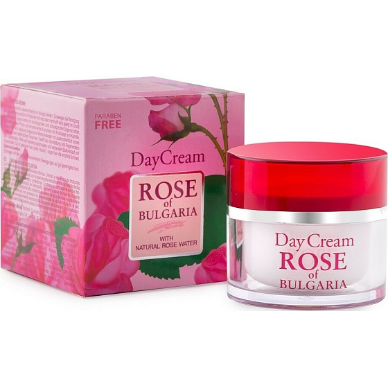 Rose of Bulgaria Tagescreme mit Rosenwasser, Rosmarin und Kamille 50 ml