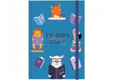 Albi Reader's Diary - Leserkalender blau A5 60 Blatt 15,5 x 21,5 cm