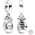 Charme Sterling Silber 925 Boxhandschuhe, Anhänger am Armband Sport