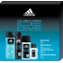 Adidas Ice Dive Eau de Toilette 50 ml + parfümiertes Deo-Glas 75 ml + Duschgel 250 ml + Deo-Spray 150 ml, Geschenkset für Männer
