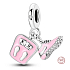 Charme Sterling Silber 925 Schlankheitskur 2in1, Anhänger Armband Sport