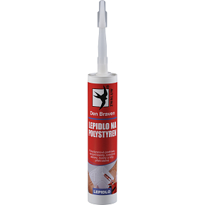Den Braven Kleber für Polystyrol, weiß, 310 ml