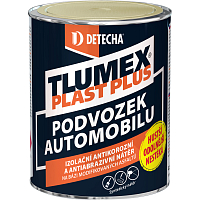 Tlumex Plast Plus antikorrosive Farbe für Auto und Unterbodenschutz, schwarz, 0,9 kg