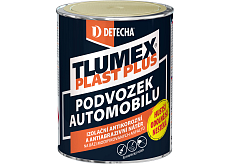 Tlumex Plast Plus antikorrosive Farbe für Auto und Unterbodenschutz, schwarz, 0,9 kg