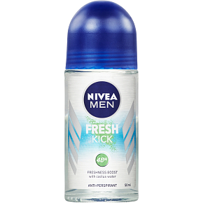 Nivea Men Fresh Kick Roll-On-Antitranspirant, 50 ml
