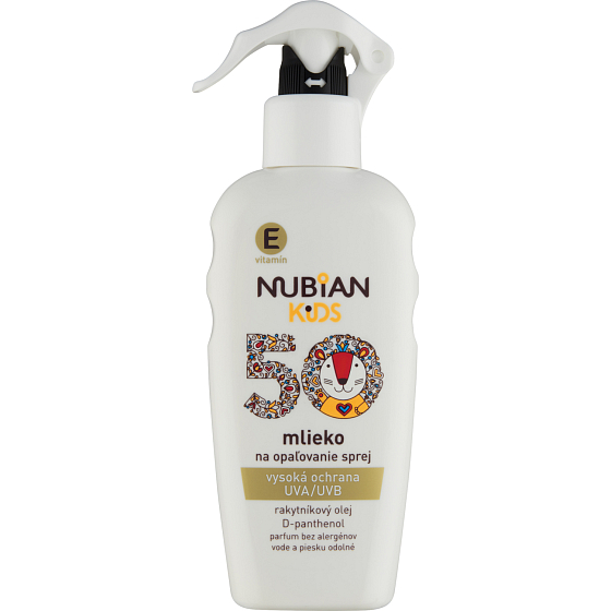 Nubian Kids OF 50 Sonnenmilch Spray, 200 ml