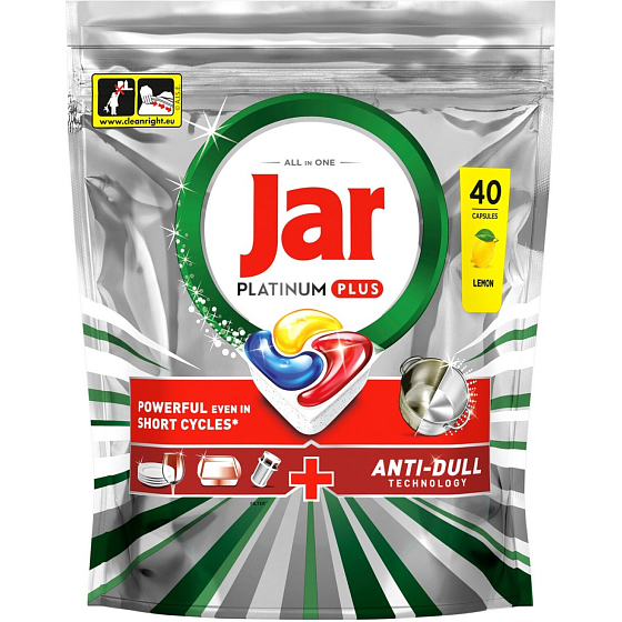 Jar Platinum Plus Geschirrspültabs, 40 Stk