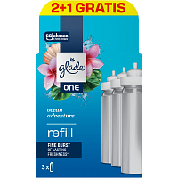 Glade ONE Nachfüllpackungen für Lufterfrischer Ocean Adventure 3×10 ml, 30 ml
