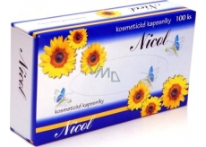 Nicol Kosmetiktaschentücher 2-lagig in einer Schachtel mit 100 Stück