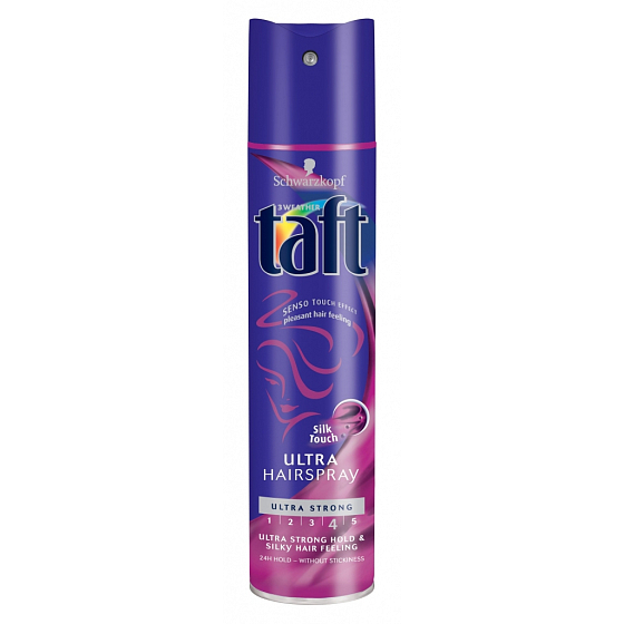 Taft Ultra Silk Touch Ultra starkes Fixierungs-Haarspray 250 ml