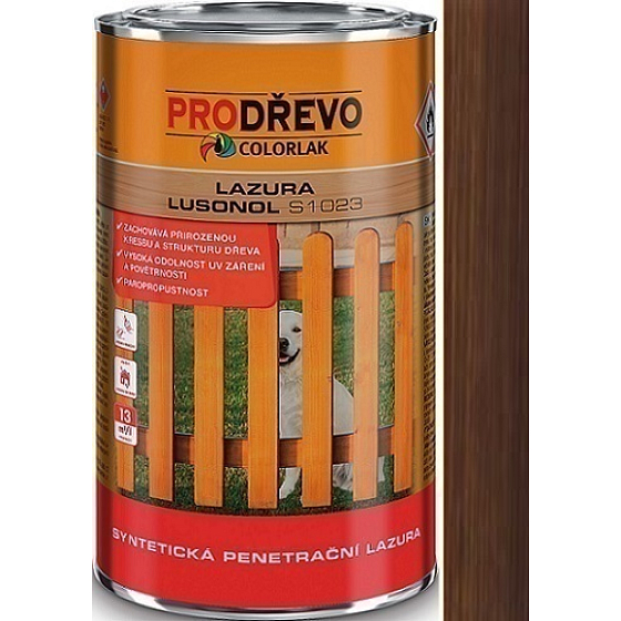 Colorlak Lazura Lusonol S1023 Kunststoff-Durchbruchverglasung Sipo 0,9 l
