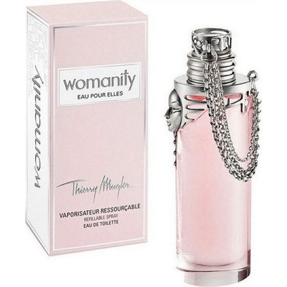 Thierry Mugler Womanity Eau Gießen Elles Eau de Toilette für Frauen 80 ml