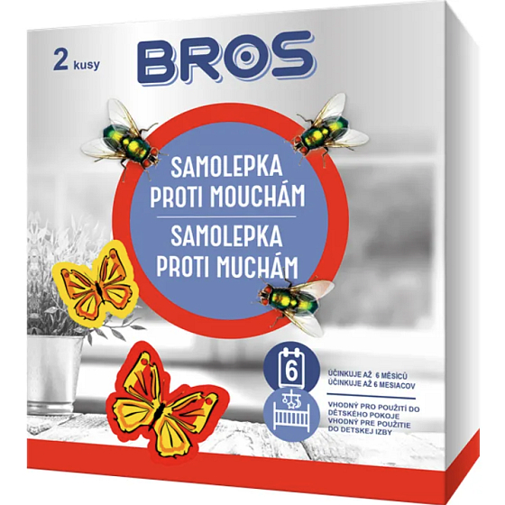Bros Fliegenkleber, Fliegenfänger, 2 Stk.