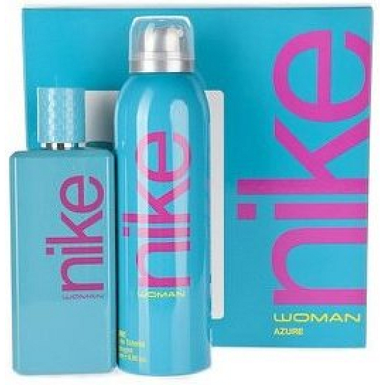 Nike Azure Woman Eau de Toilette 100 ml + Deodorant Spray 200 ml, Geschenkset
