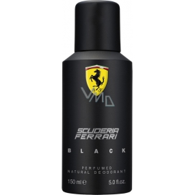Ferrari Scuderia Schwarzes Deodorant Spray für Männer 150 ml