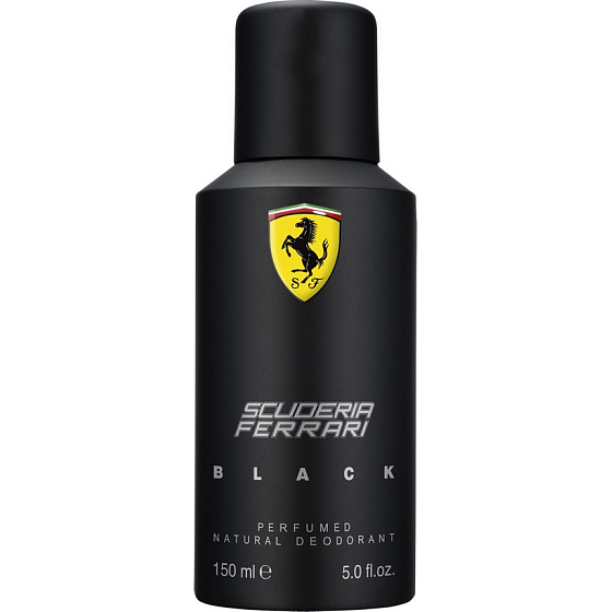 Ferrari Scuderia Schwarzes Deodorant Spray für Männer 150 ml