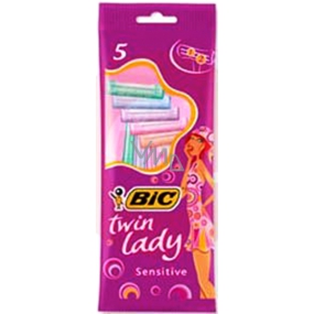 Bic 2 Lady Sensitive für empfindliche Haut 5-Klingen-Rasierer 5 Stück