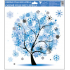 Fensterfolie ohne Kleber 4 Jahreszeiten Winter 33,5 x 30 cm