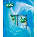 Radox Feel Active Duschgel 250 ml + Stressabbau-Badeschaum 500 ml, Kosmetikset