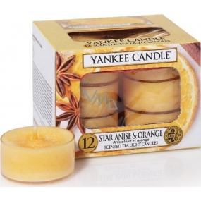 Yankee Candle Sternanis & Orange - Duftkerze mit Anis und Orange 12 x 9,8 g