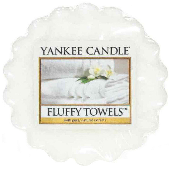 Yankee Candle Fluffy Towels - Flauschige Badetücher Duftwachs für Duftlampe 22 g
