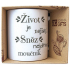 Bohemia Gifts Keramiktasse mit Aufdruck Das Leben ist unsicher. Iss zuerst das Dessert 350 ml