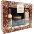 Tesori d Oriente Byzanz Eau de Toilette für Frauen 100 ml + Duschgel 250 ml + Orientalkerze 109 g, Geschenkset