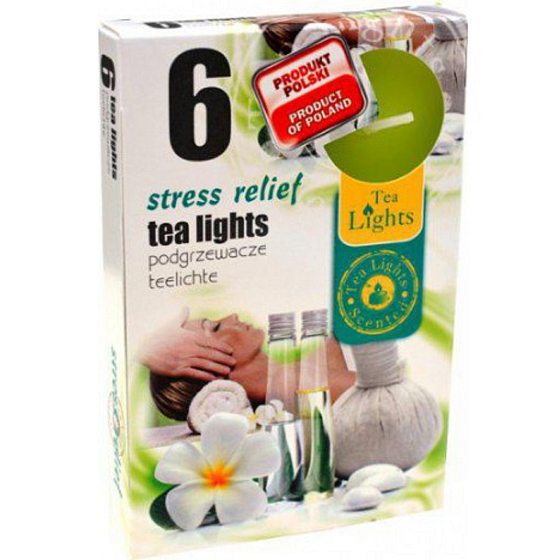 Teelichter Stress Relief duftende Teelichter 6 Stück