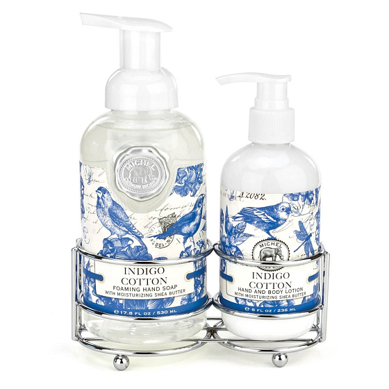 Michel Design Works Frische Baumwoll-Flüssigseife 530 ml + Hand- und Körperlotion 236 ml Handpflege-Kosmetikset