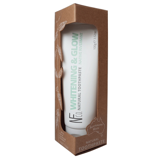 Die natürliche Familie Co. Whitening and Glow Bio natürliche Zahnpasta 100 g