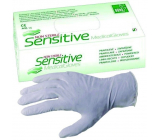 Volcano Dona Sensitive Einweghandschuhe, gepudert, Latex, Untersuchung, Größe L, Karton 100 Stück
