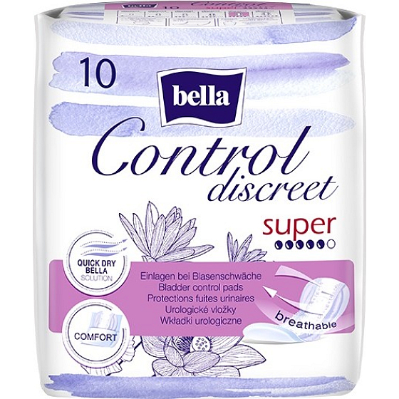 Bella Control Discreet Super Inkontinenzeinlagen 10 Stück