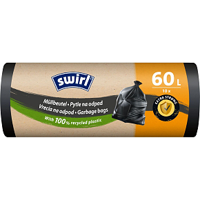 Swirl Müllbeutel 60 l, 56 × 96 cm, 37 µ, 10 Stk