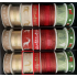 Nekupto Weihnachtsstoffband Beige goldener Hirsch 25 mm x 2,5 m