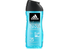 Adidas Ice Dive 3in1 Duschgel für Körper, Haare und Haut für Männer 250 ml