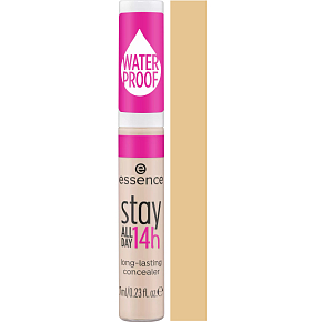 Essence Stay All Day 14h wasserfester flüssiger Concealer 10 Light Honey 7 ml