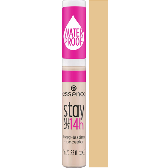 Essence Stay All Day 14h wasserfester flüssiger Concealer 10 Light Honey 7 ml