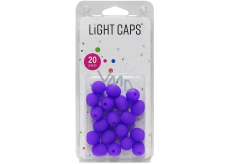 Abdeckungen für LED-Ketten Dunkelblau 2 x 1,5 cm 20 Stück
