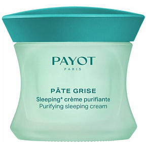 Payot Pate Grise Sleeping Creme Purifiante Nachtcreme für Mischhaut bis fettige Haut 50 ml
