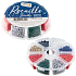 Craft Sensations Blauer Perlensatz in runder Dose 8 x 15 g