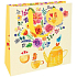 Nekupto Geschenkpapier Tasche Luxus 23 x 23 x 10 cm Teekanne gelb